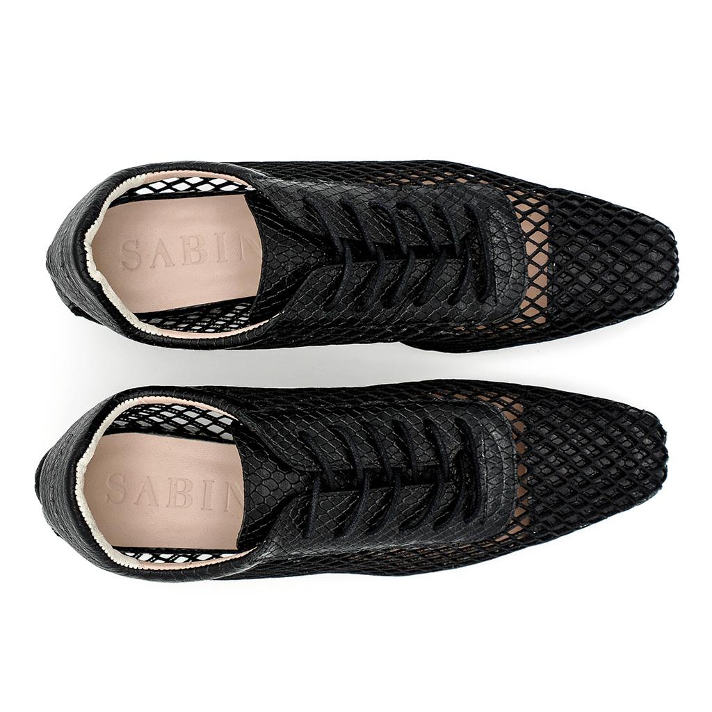 Zapato London Black Python – Sabinis