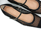 Zapato Mary Jane Mesh Nassau Black Python – Sabinis