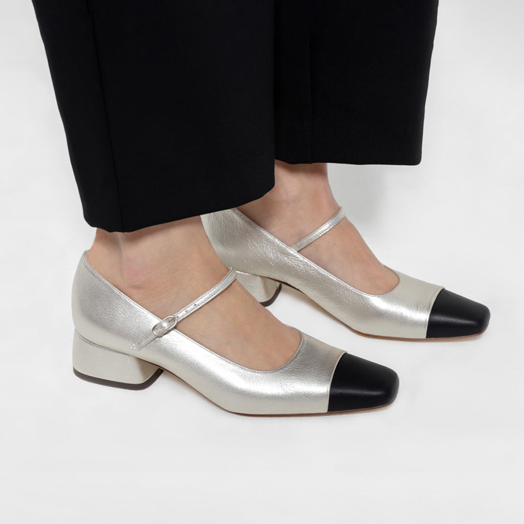Paris Mary Jane Silver
